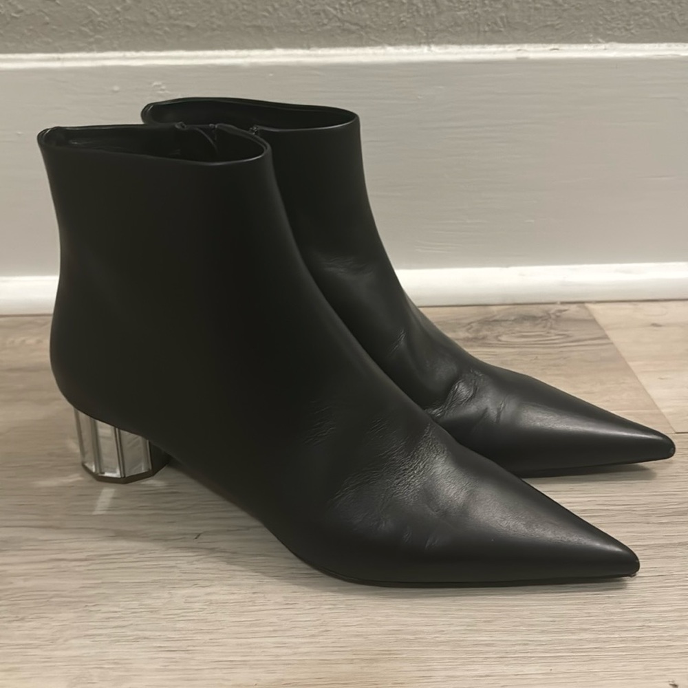 Proven a schooler mirrored heel booties